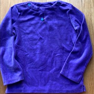 🌺 NWT GAP Velour Top Sz5